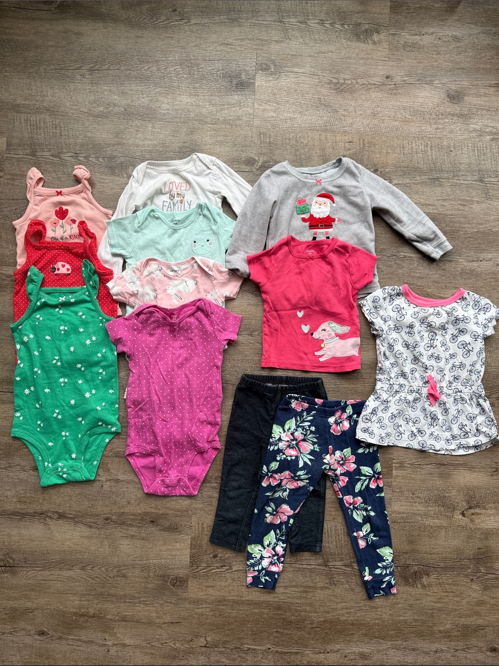 Carters Girls 12 Piece 2T Lot
